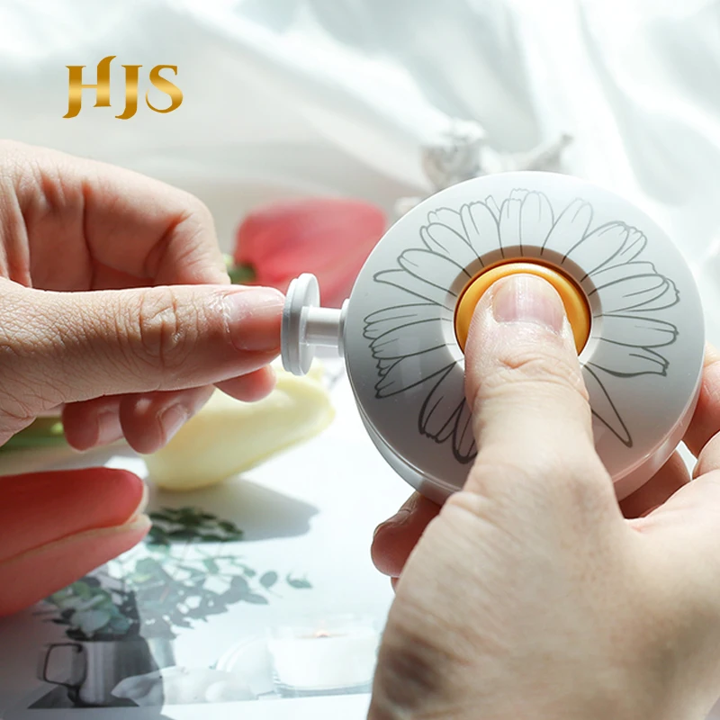HJS Customized USB  Electric Auto Manicure New 6 in 1 Electric Babe Care Nail Clipper Safe Kids Nail Cutter Baby Nail Trimmer