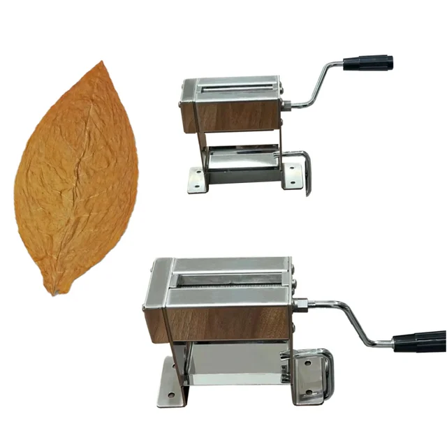 China Factory Fast Delivery SUS410 Customized Good Looking Manual Tobacco-Leaf-Shredder for Herb Cutting Family Use