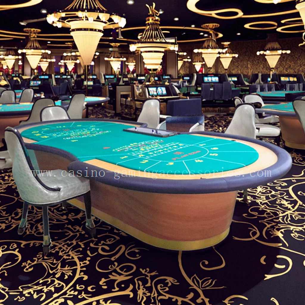 14 Seats Large Baccarat Poker Game Folding Table for Casino