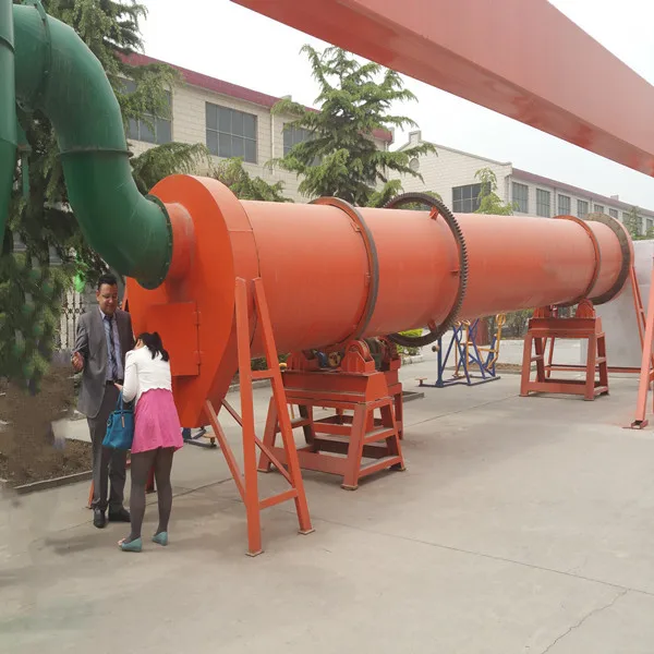 Роторная барабанная сушилка для сушки удобрений