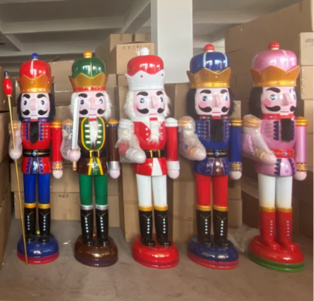 Large Nutcracker Plastic Life Size Christmas Decoration Outdoor ...