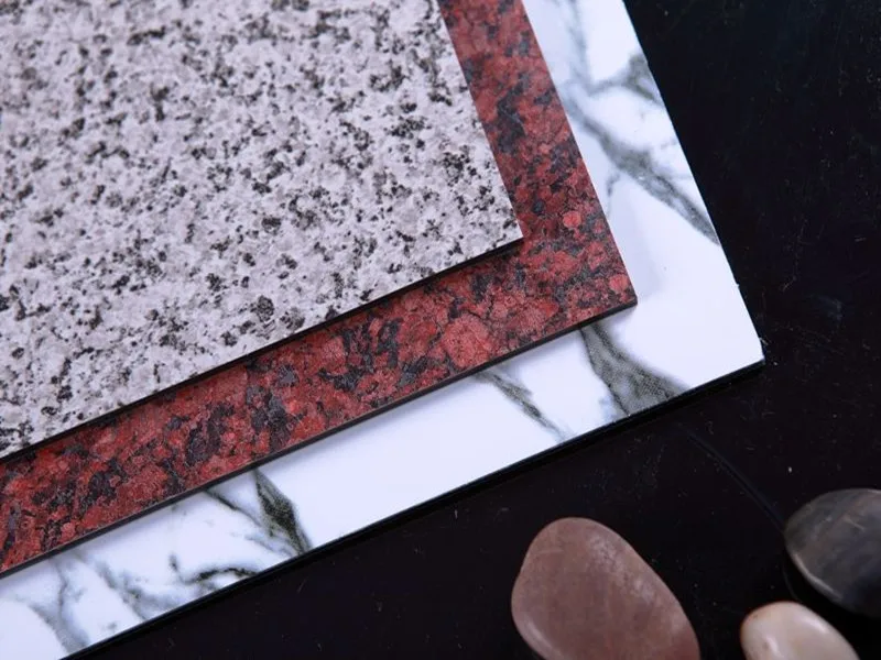 Marble Design Acp Sheet Aluminum Composite Panels Stone Color