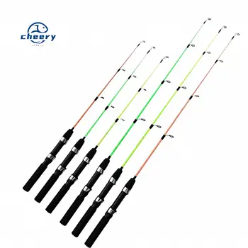 CHEERY Ice Fishing Rod Lure Rod Carp EVA Handle Fiberglass 60cm/80cm Short Raft Rod Winter Ocean Beach Fishing – Rod – view 2