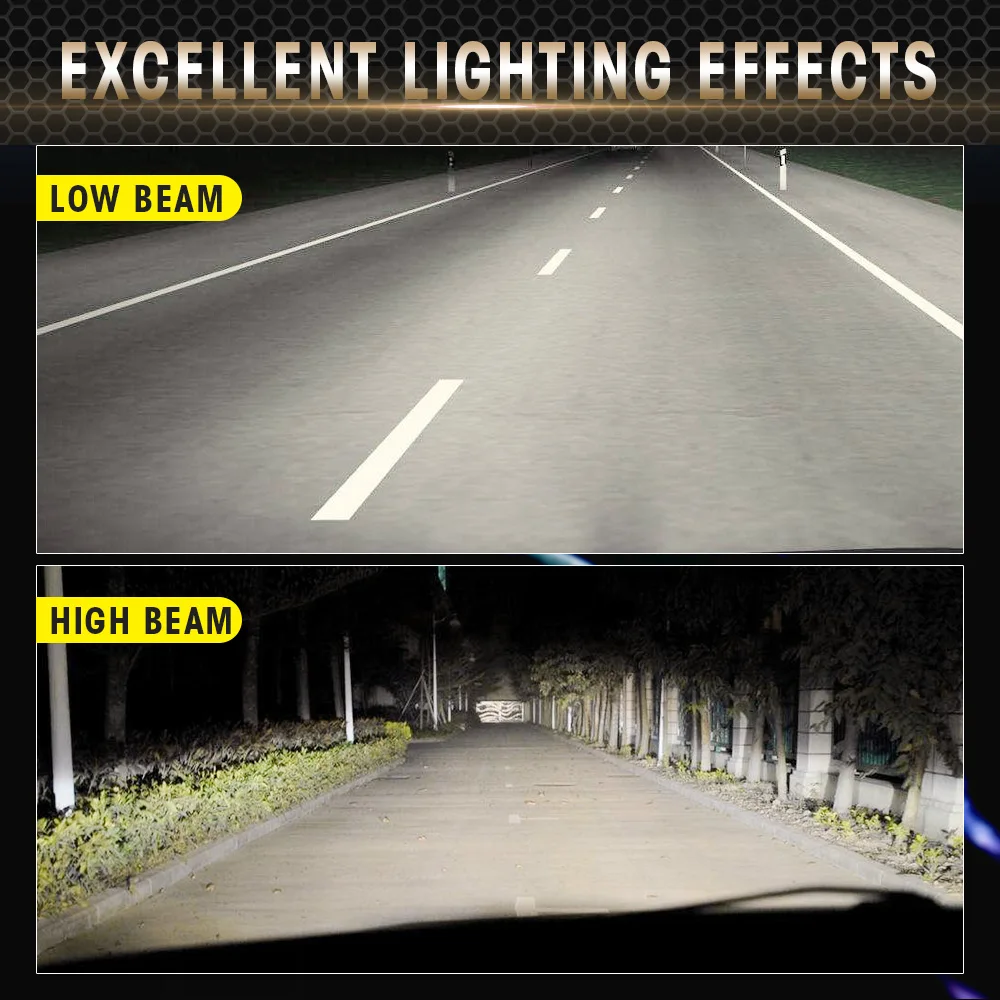 Auto Lighting System XM70 Car LED Headlights Bulb 9005 9006 H1 H4 H7 H11 LED Car Lights Headlamp Bulbs
