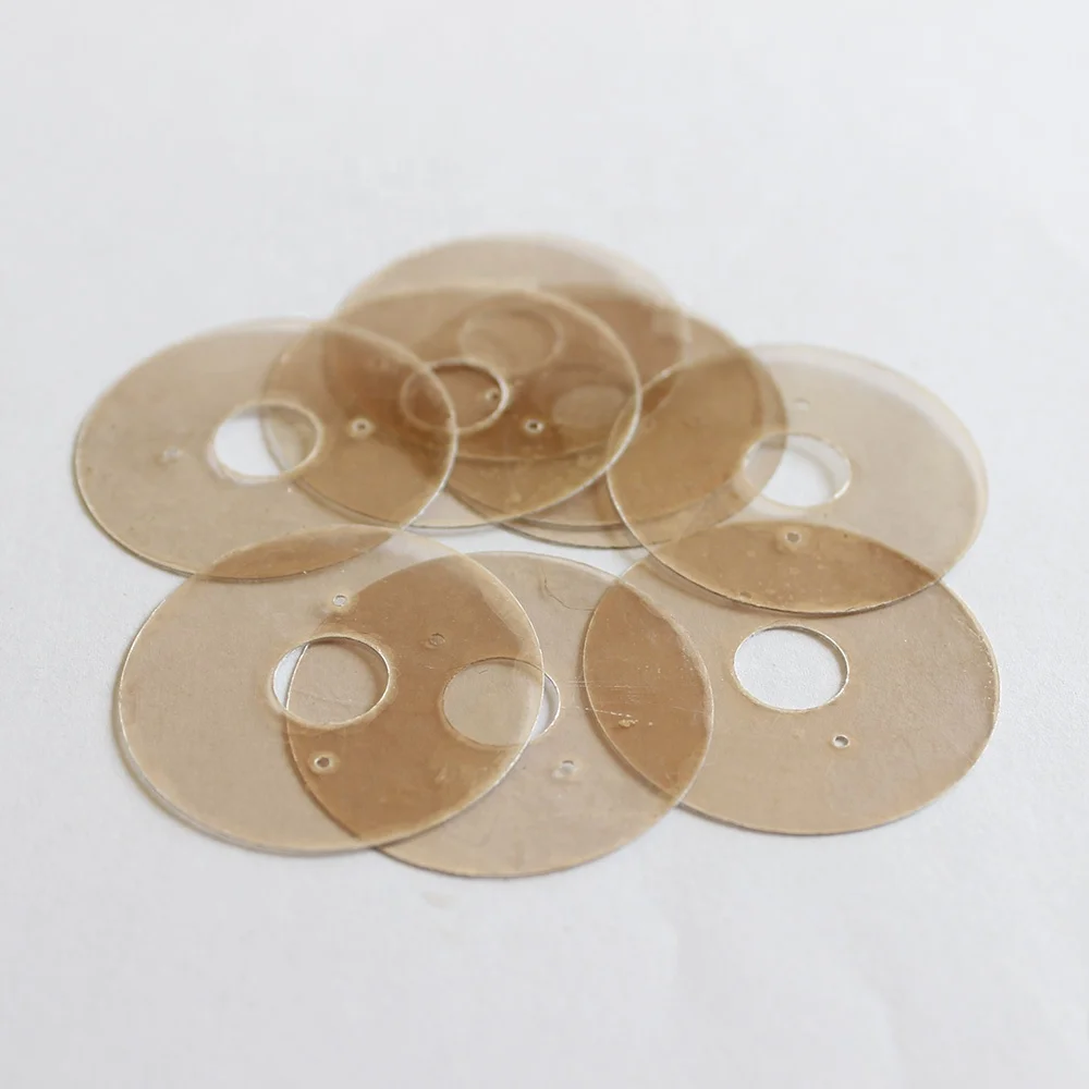 Transparent insulating mica sheet high temperature insulating gasket factory