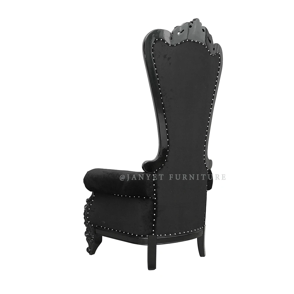 Wholesale Luxury High Back Black Throne Events Party King Chair