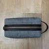 Navy stripe canvas