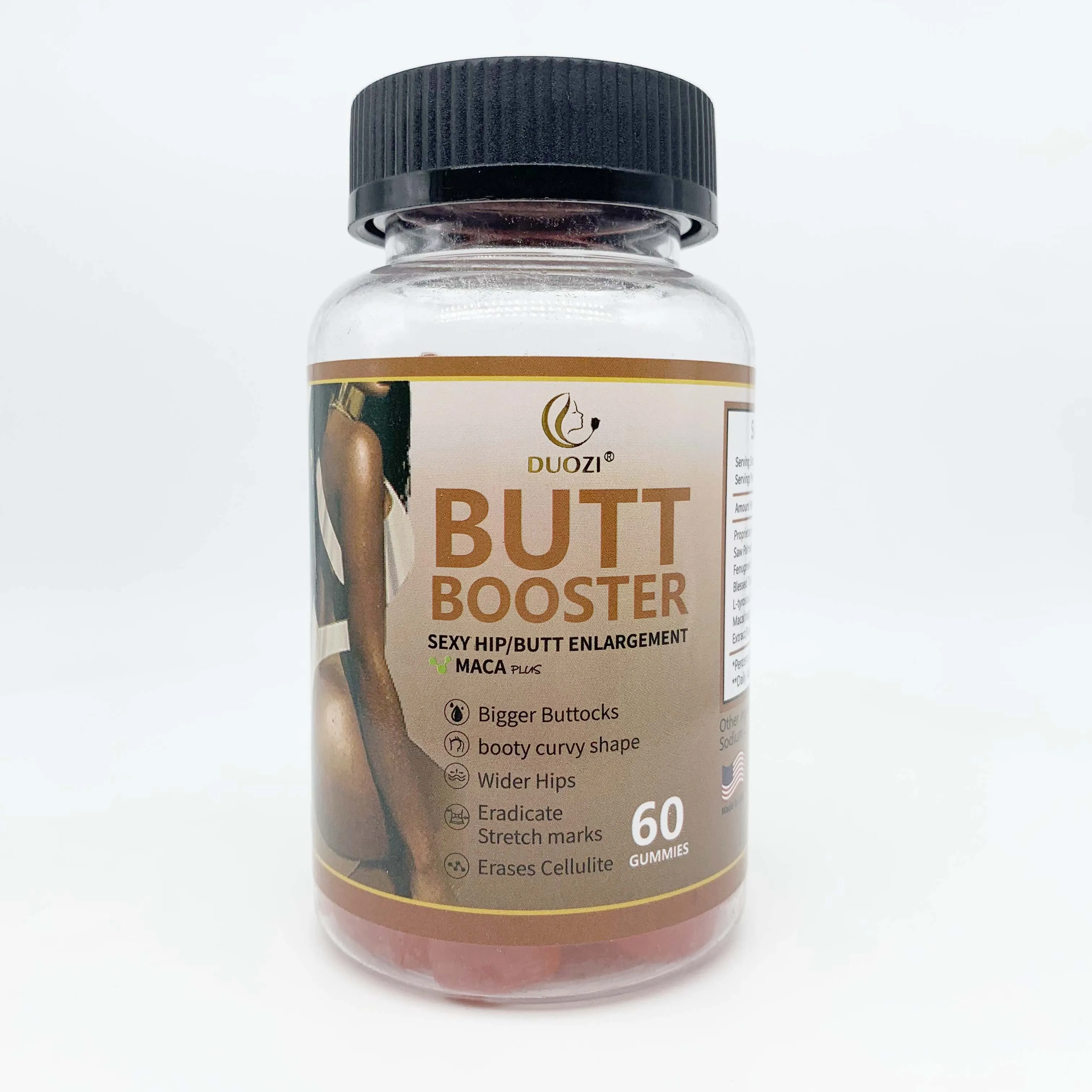 Oem Private Label Butt Booster Booty Gummy Enlargement Hip and Breast Enhancement Gummies