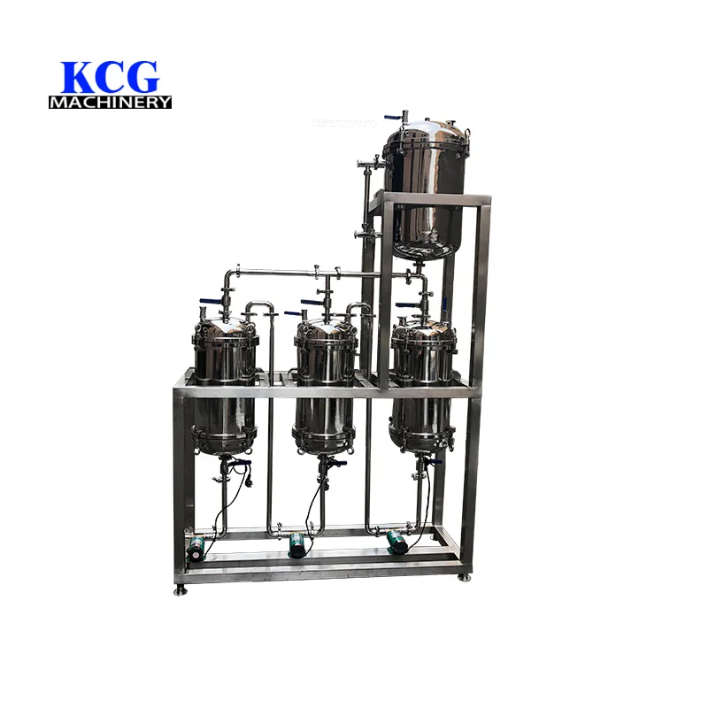 Laboratory Plant Extraction Impregnation Essential Oil Extraction Alcohol Settling Tanks