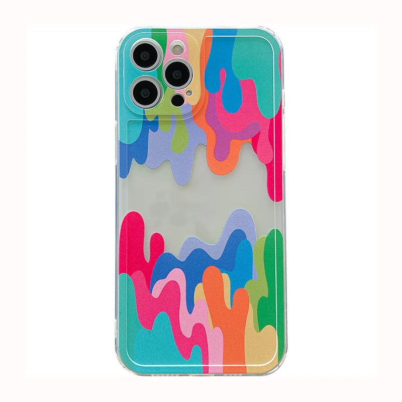 Creative Towel Cloth Artistic Painting Case For Iphone 11 12 13 Pro Max  Mini X Xr 7 8 Plus Se 2020 Clear Back Cover Capa Coque - Mobile Phone Cases  & Covers - AliExpress