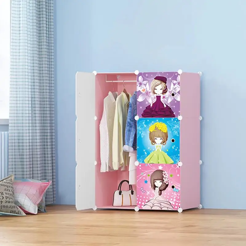 Portable Hanging Baby Wardrobe Closet With Cute Animal Patterns For ...