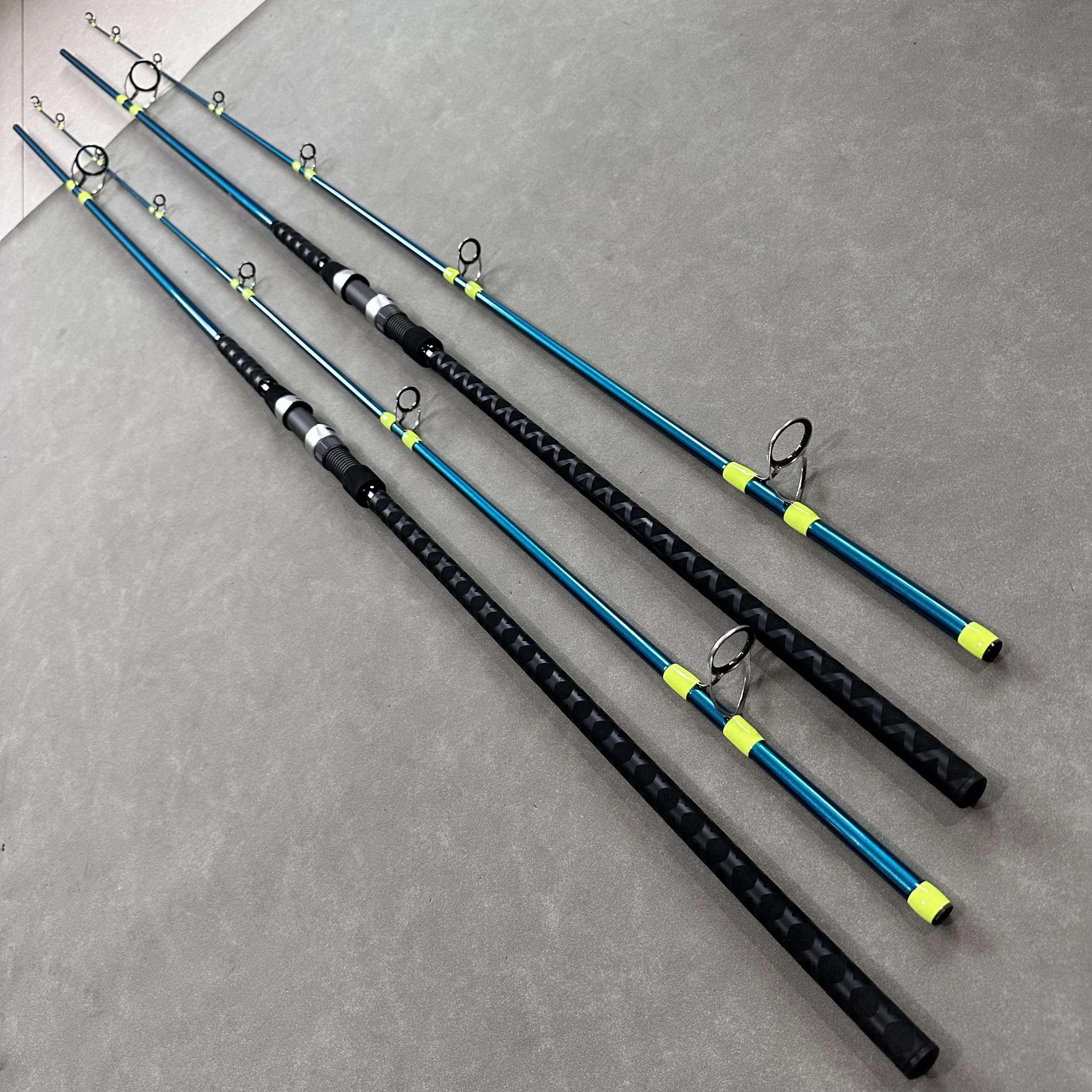 Customizable Varnish Surface Surf Rod 14ft Medium-Heavy Power Fast Action for Big Game Fishing