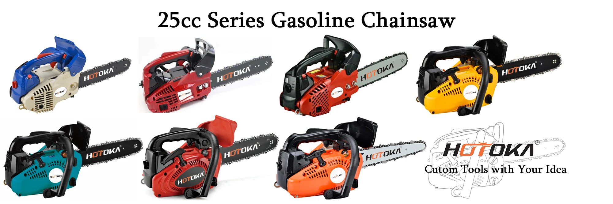 Petrol 2500 Chainsaw 25CC Gasoline Chainsaw Mini Handheld Chain Saw Wood Carving Machine Saw for Sale