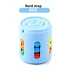 Boîte de couleur grande 6,8 * 5,6 cm-bleu