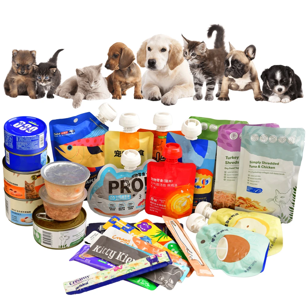 OEM PETIDEAL PLASTIC CUPS WET Cat Food Wholesale Canned Cat Food