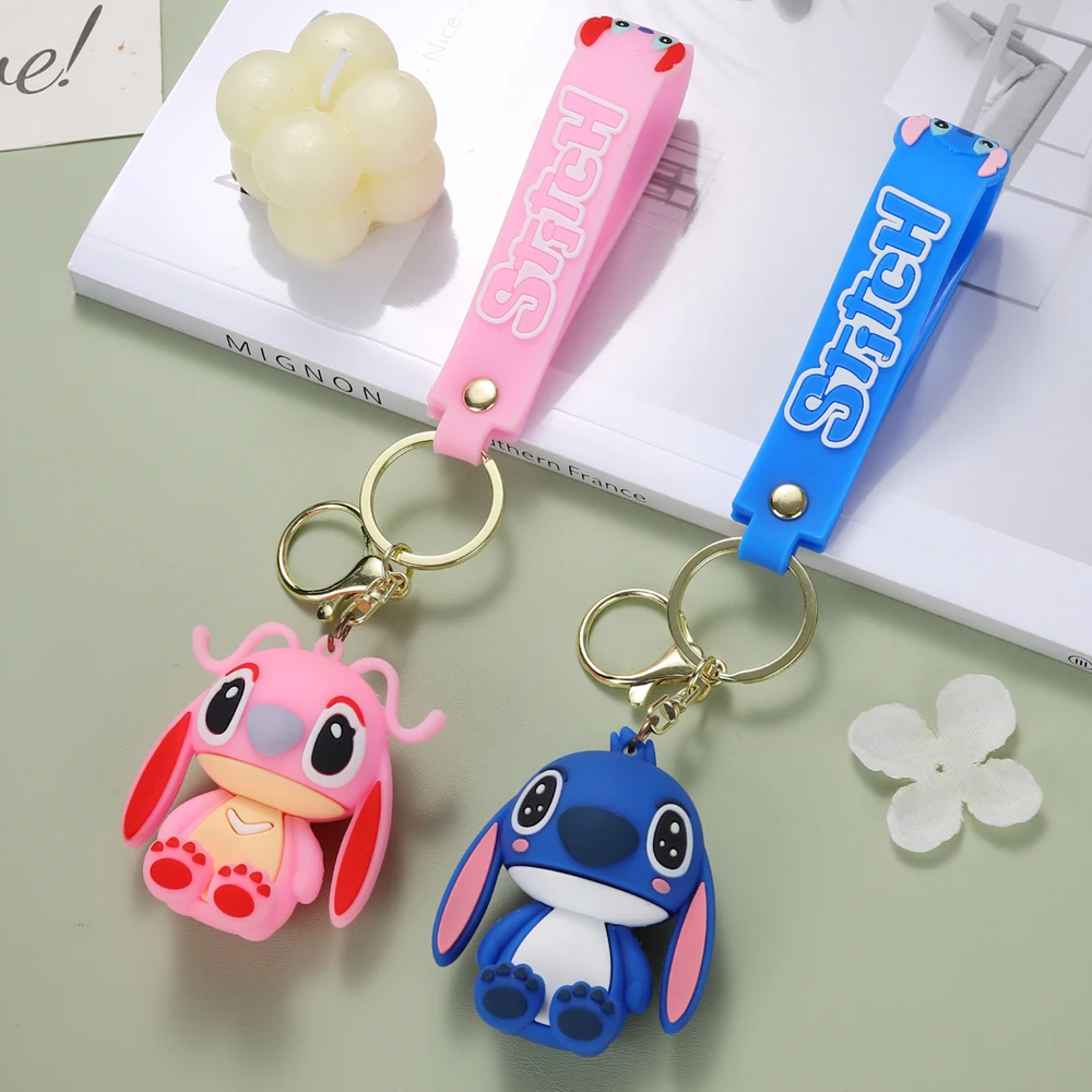 Wholesale 3D Kawaii Cute Anime Silicone Custom Keychain Cartoon Key ...