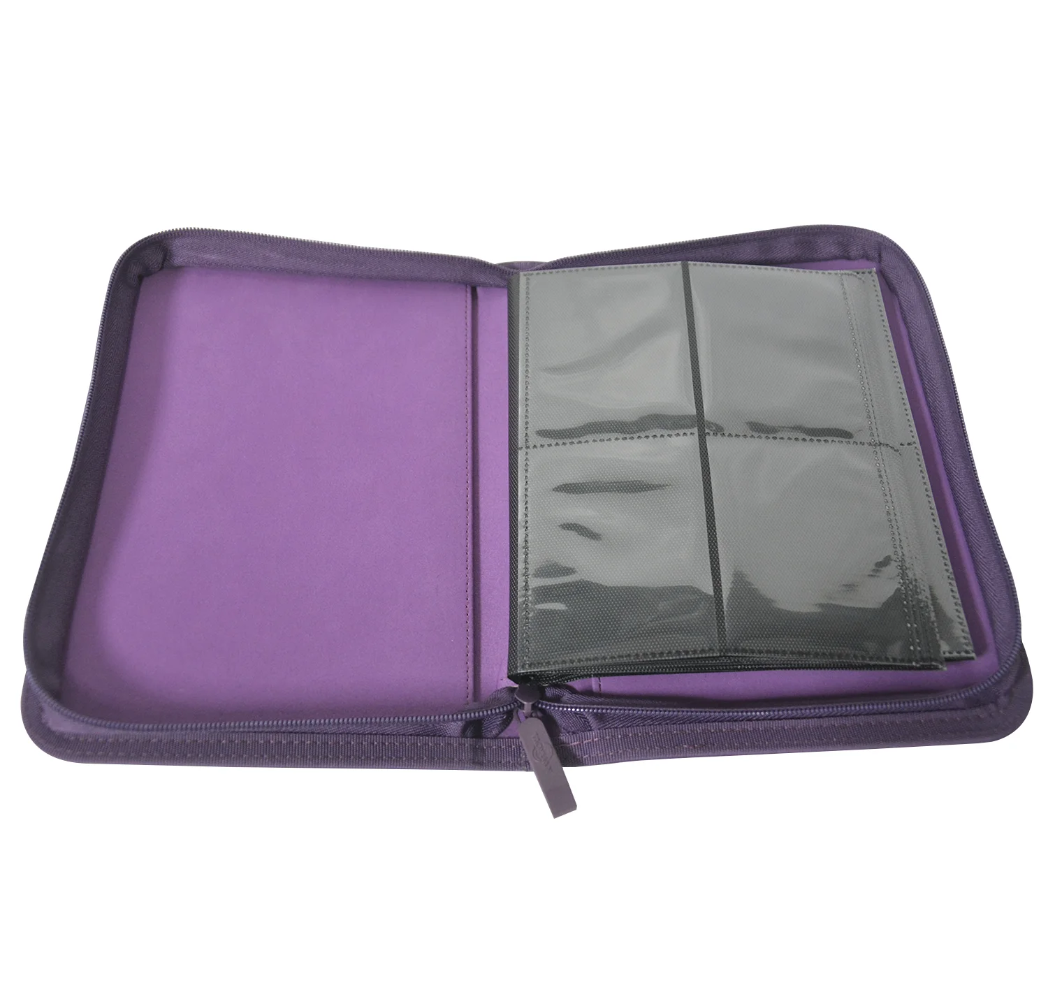 12 pocket card binder Pemocyny for Trading Cards, Pocket, Purple With padded Bowen 12-Pocket Trading Card Binder