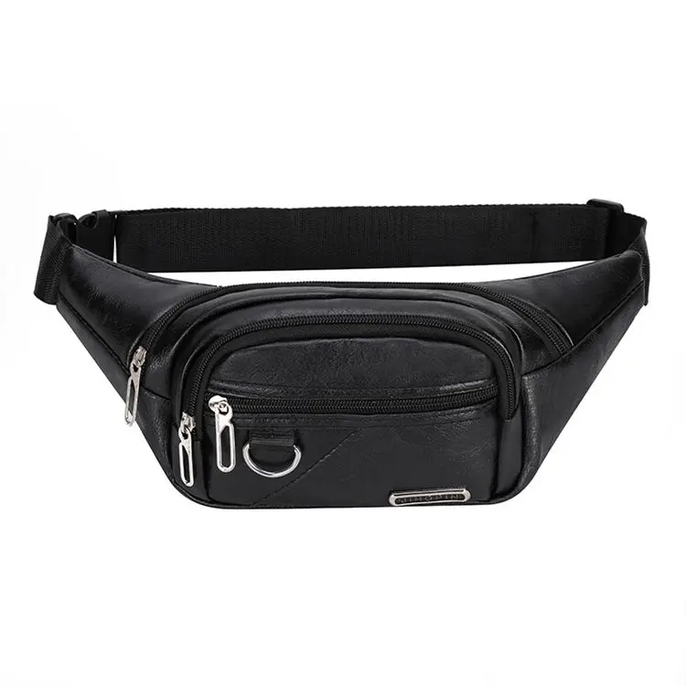 High Quality 2023 Wholesales Flat Adjustable Men Leather Belt Pouch Waist Bag Buy Retro Waist