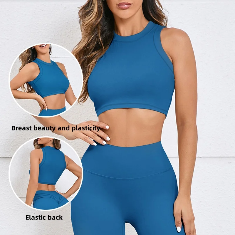 product sexy crop top womens breathable quick dry yoga sport bra tank top  fitness sports yoga wear beauty back vest-64