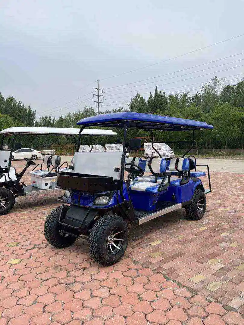 2022 г., Sharefe, тележка для гольфа на 4 + 2 места, 6 мест, электрическая тележка для гольфа, распродажа, складное стекло для экрана