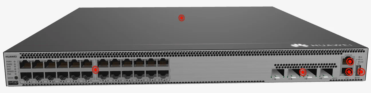 Huawei Multi Ge Switch Cloudengine S5736 S24um4xc พร้อมพอร์ตอีเธอร์เน็ต24 10ge Buy 10ge 