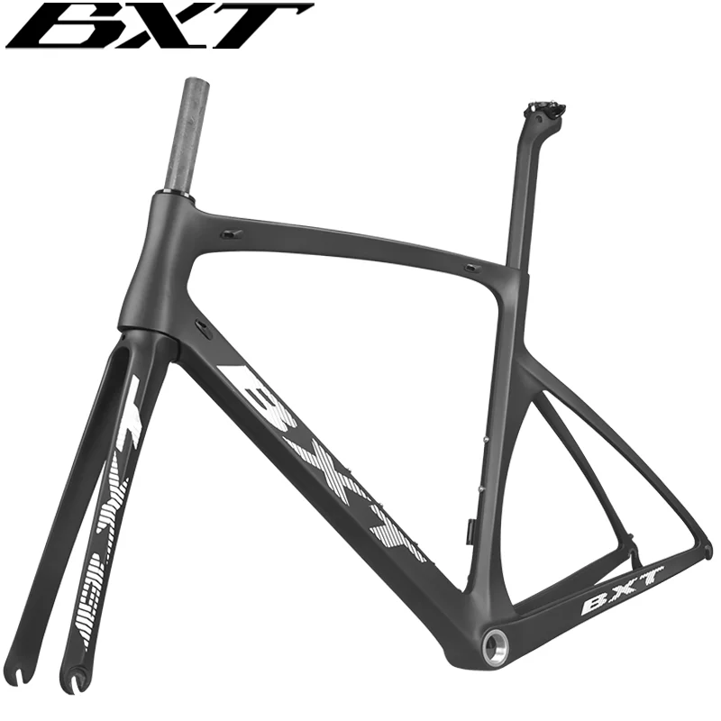 BXT 新型カーボンバイクフレーム - 超軽量・リムブレーキ対応 700C