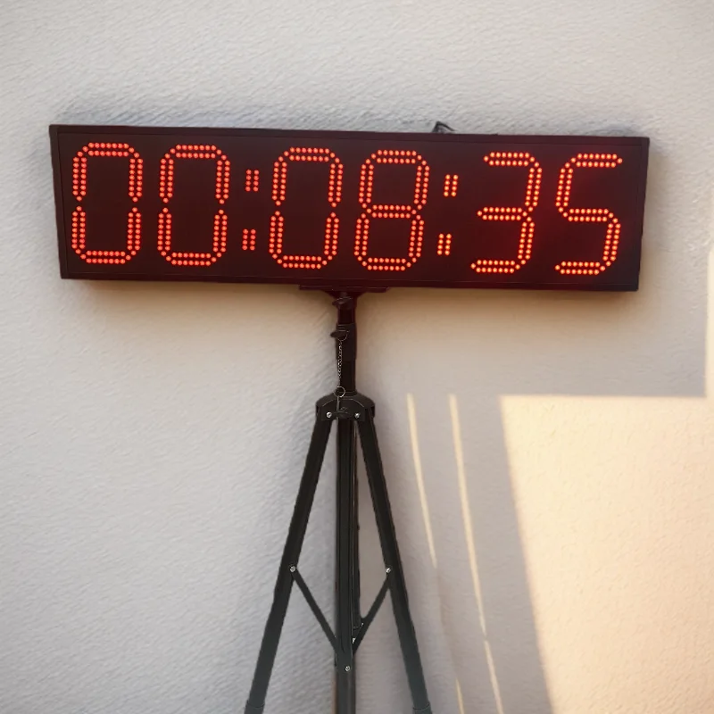 CHEETIE CP30 9" Outdoor Large LED Interval Timer Race Clock Marathon Sports Events LED Countdown/up Clock