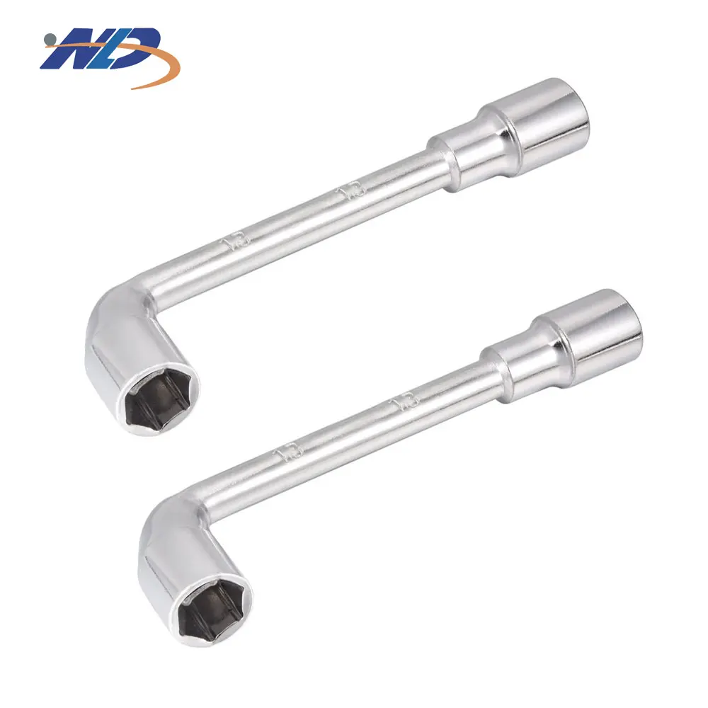 Metric L Shaped Angled Open Hex 6 Point Double Ended Socket Wrench 8mm to 22mm