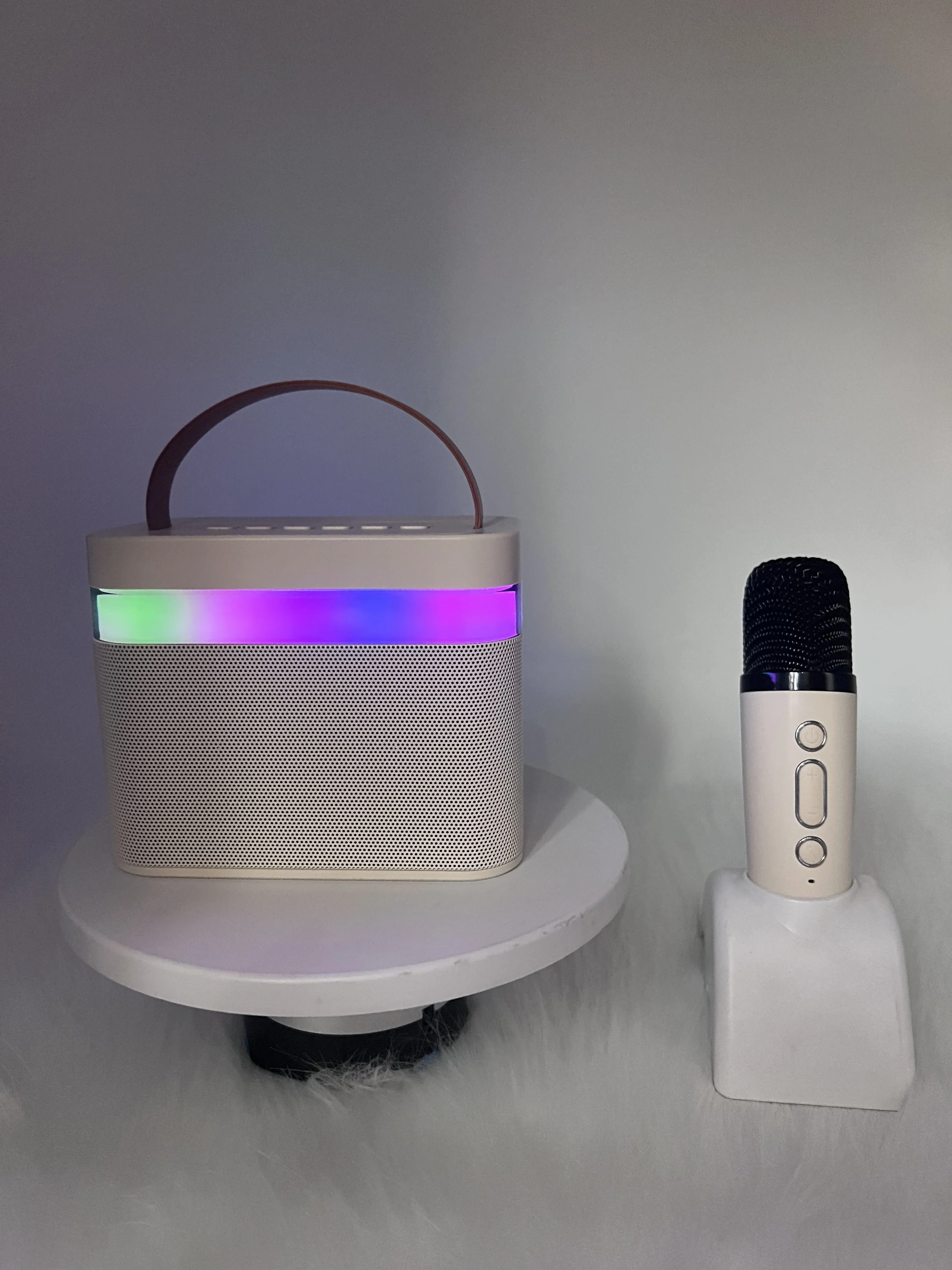 Мини портативный динамик для улицы мини-Колонка вечеринки бас HIFI BT с микрофоном Домашняя Беспроводная колонка