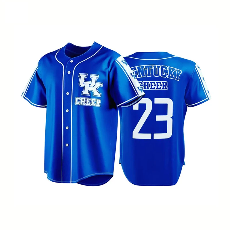 Bulk Blue Blank Baseball Jerseys 