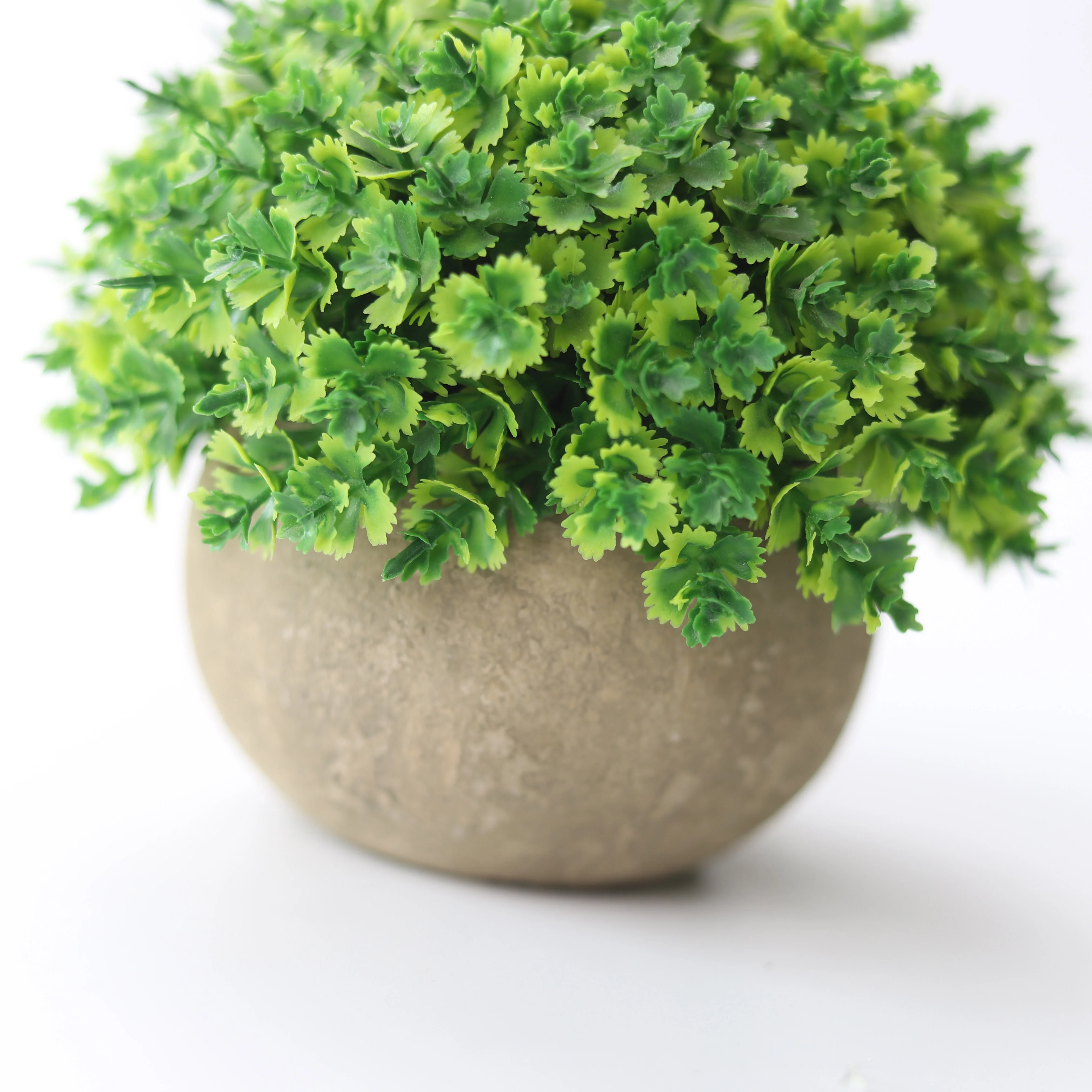 Indoor Decoration Faux Greenery Potted Fake Flowers Bonsai Green Real