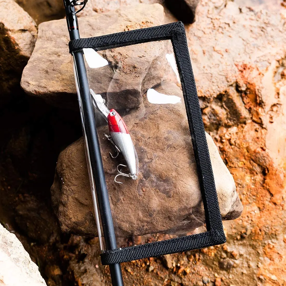 Waterproof Spinnerbait Box Bait Caster Reel Covers Fishing Rod Lure