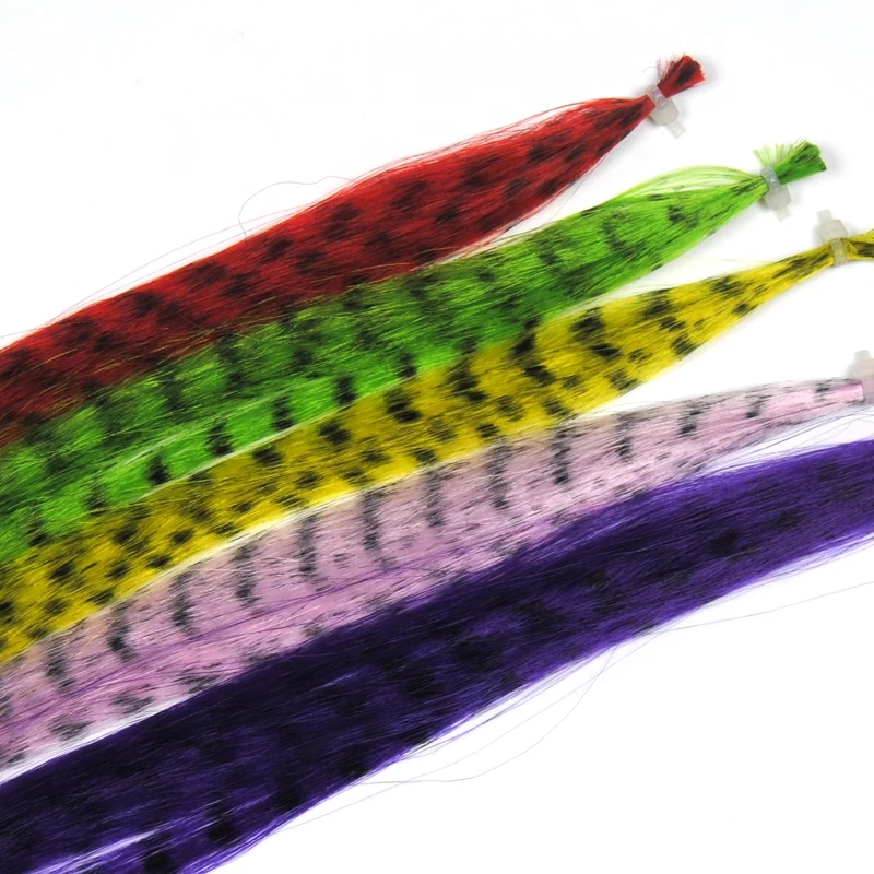 12 Confezioni Di Fibre Sintetiche Per Mosca Da Pesca Tigofly, 12 Colori, Zebra Strips - Foto 2