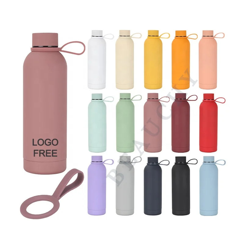 Beauchy Customized Factory 17oz Vacuum Insulated Thermal Drink Bottle Double Wall 500ml 750ml Stainless Steel Water Bottle