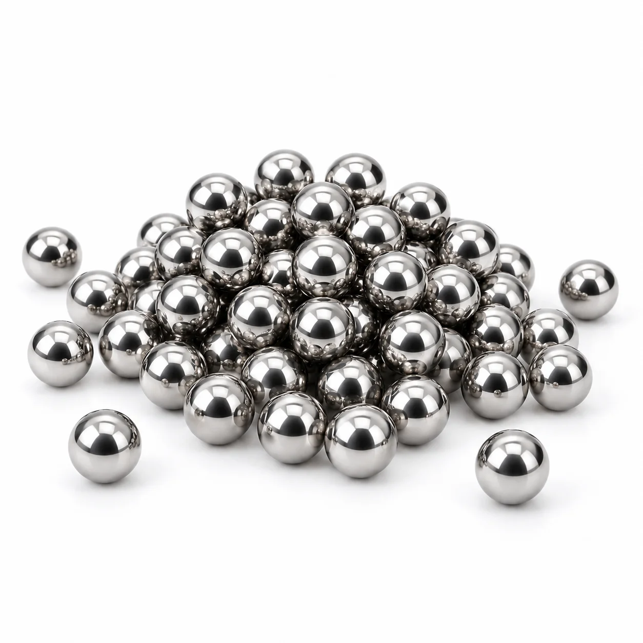 Viên bi thép không gỉ đặc AISI 304, đường kính 5,5 mm và 5,566 mm, dùng cho chai sơn móng tay, bán trực tiếp từ nhà máy