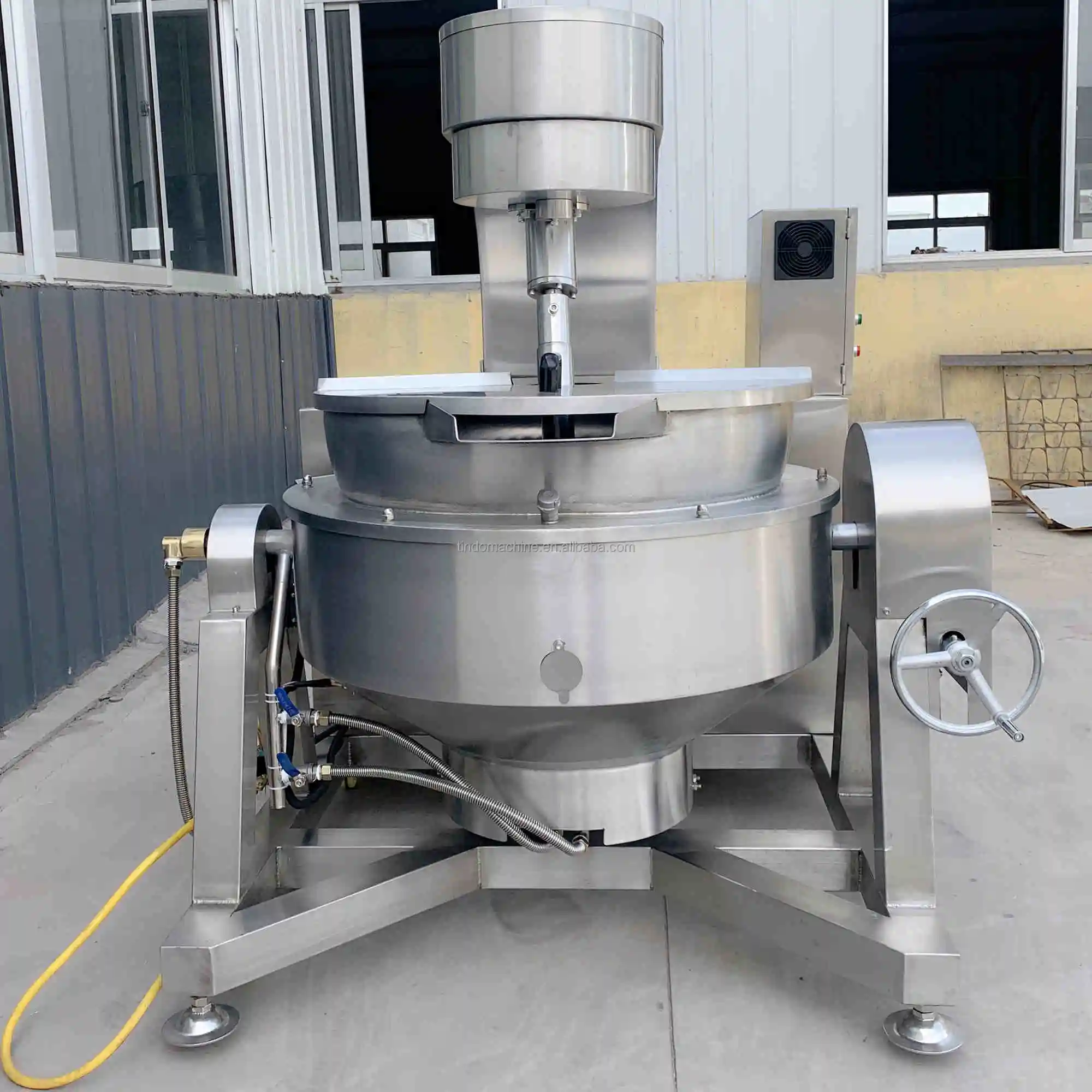 Industrial Electric/steam/gas Heating Boiling Cooking Mixing Pot Jacket