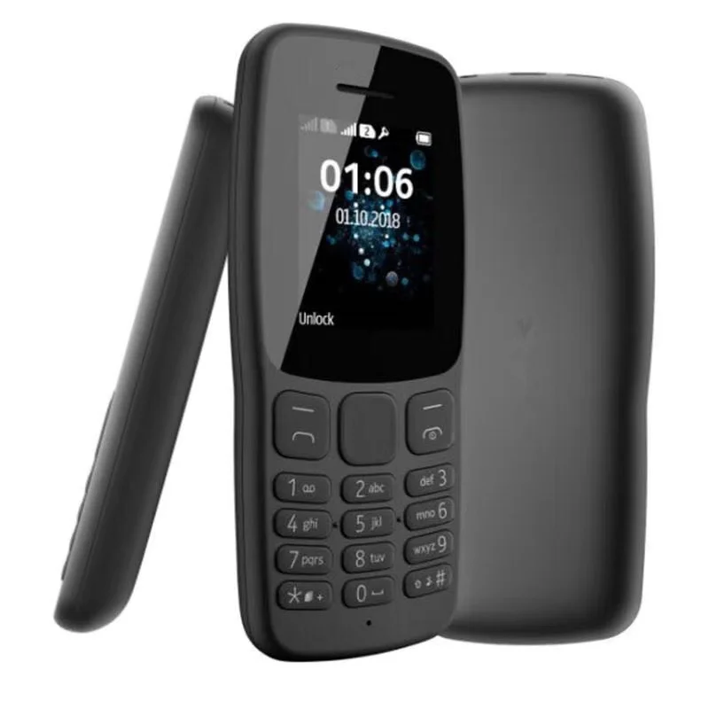 ノキア　NOKIA 携帯電話　デュアルSIM ダブルSIM 液晶　本体 充電器 ノキア105 2G デュアルSIM 携帯電話 2MPカメラ ブラック / ホワイト