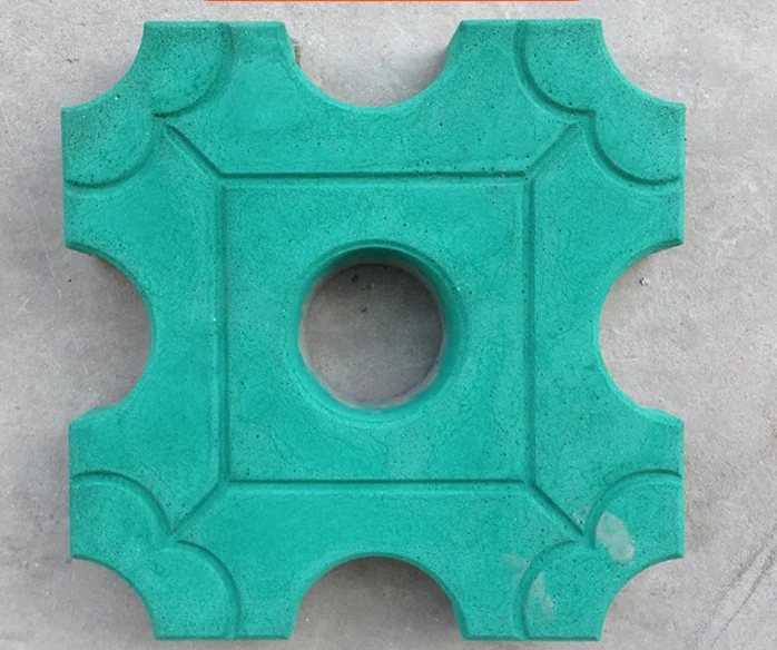 Plastic Precast Concrete Breeze Block Mold for Outdoor  Pp Abs Moulds Paving Tiles with Flower Pattern Grass Planting Pavement