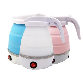 Travel foldable kettle Mini Folding Electric Collapsible Silicone Outdoor Portable Kettle water boiler electric kettle