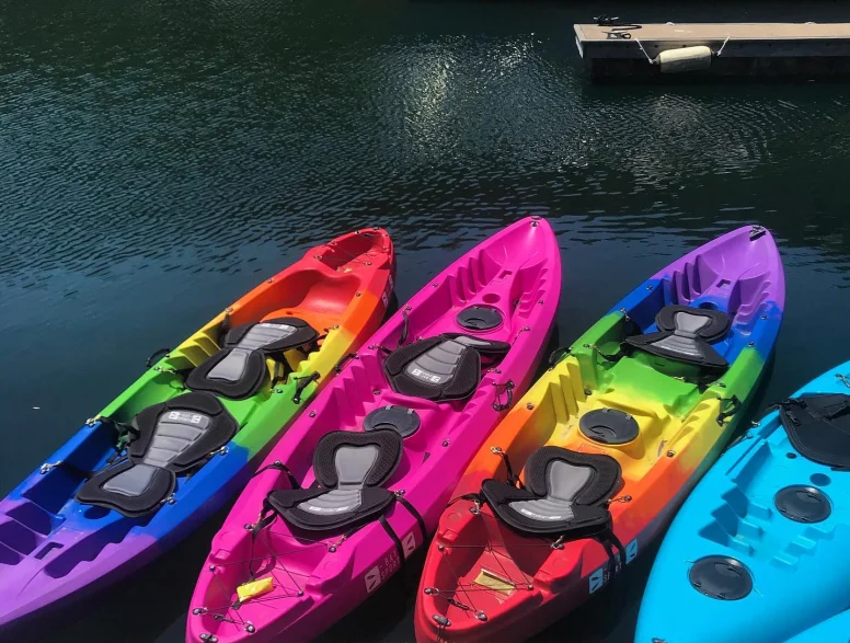 HDPE Cheap Plastic  Kajak Par 2 Person Recreational Fishing Kayak M2 for Sale