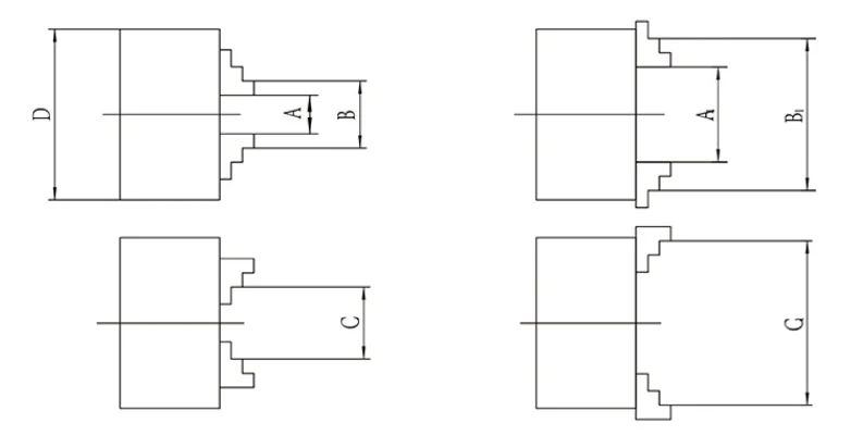 High Quality K11 Series Three-jaw Self- Centering Chucks For Lathe ...