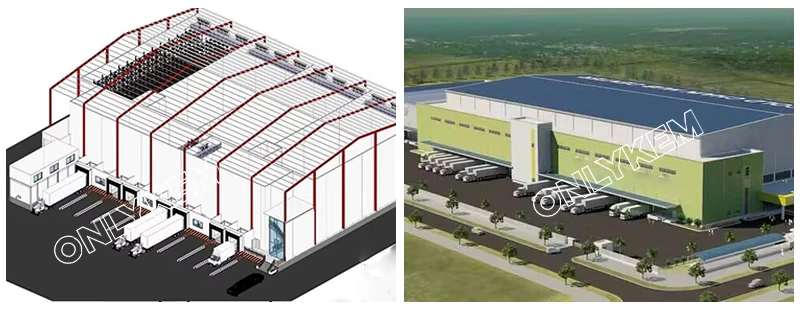 Industrial Walk in Freezer - Efficient Chicken Meat Storage