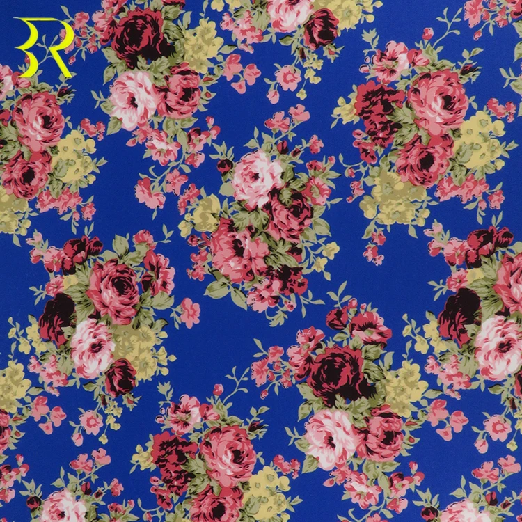 2021 оптовая продажа 95% T 5% SP полиэфирная пряжа с принтом NR Roma ткань для одежды