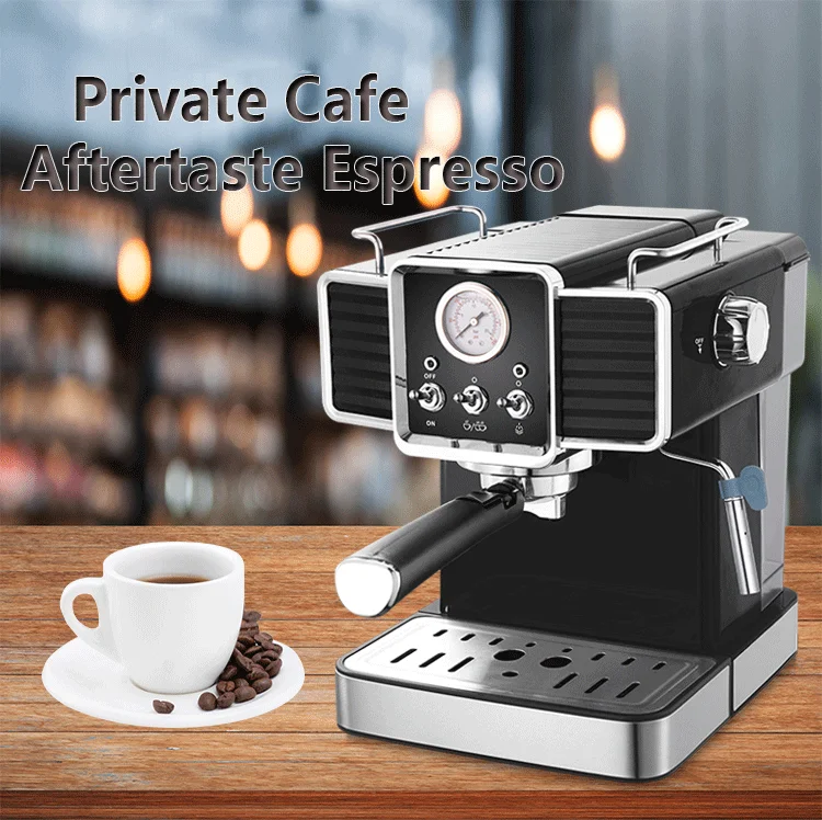 15bar Italian Stainless Steel Coffee Machine Semiautomatic Espresso