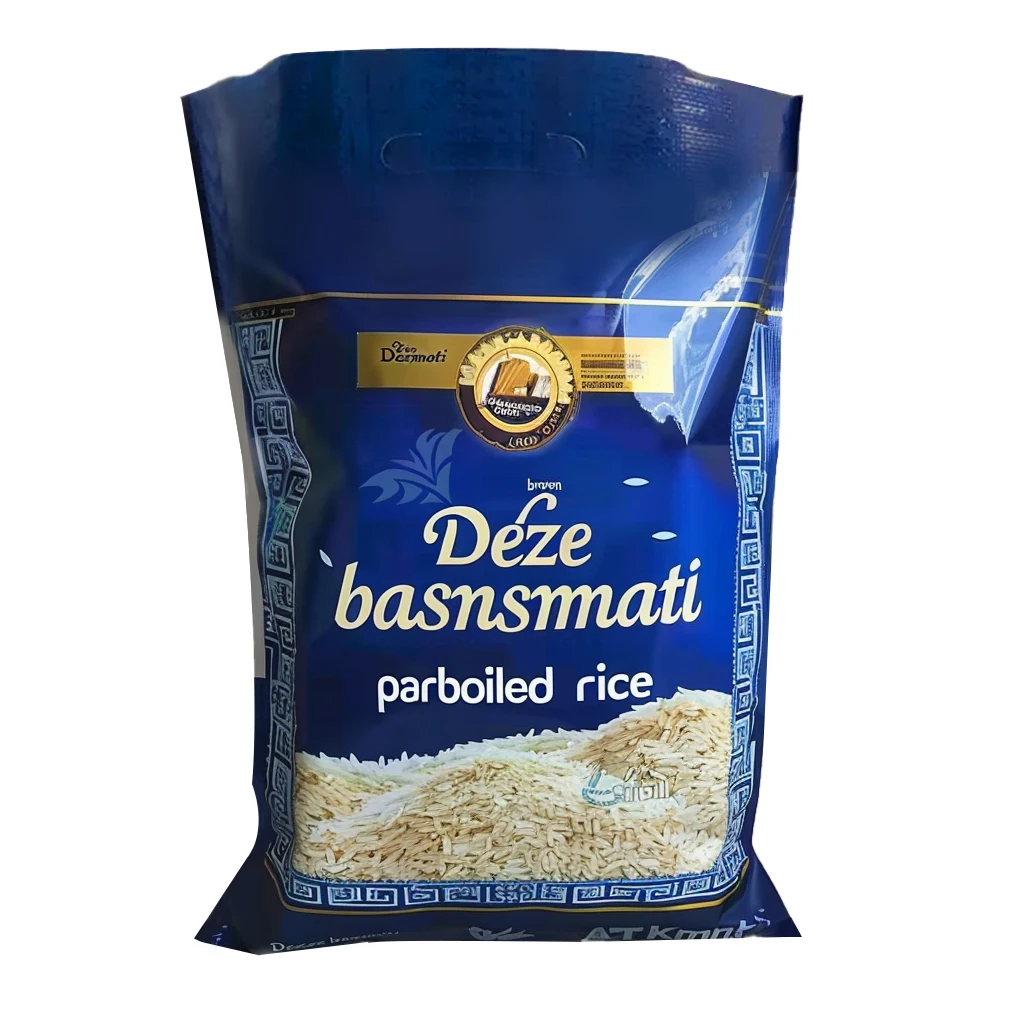 Custom Printed Basmati Thai Rice Packing Bag 10kg 15kg 20kg 30kg 50kg Laminated BOPP PP Woven Empty Rice Sack Plastic Packaging