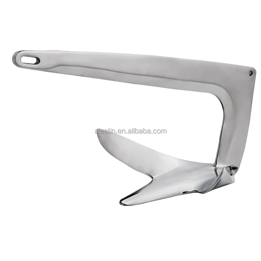 40 кг AISI316 нержавеющая сталь лодка Морской Брюс литая якорь для продажи