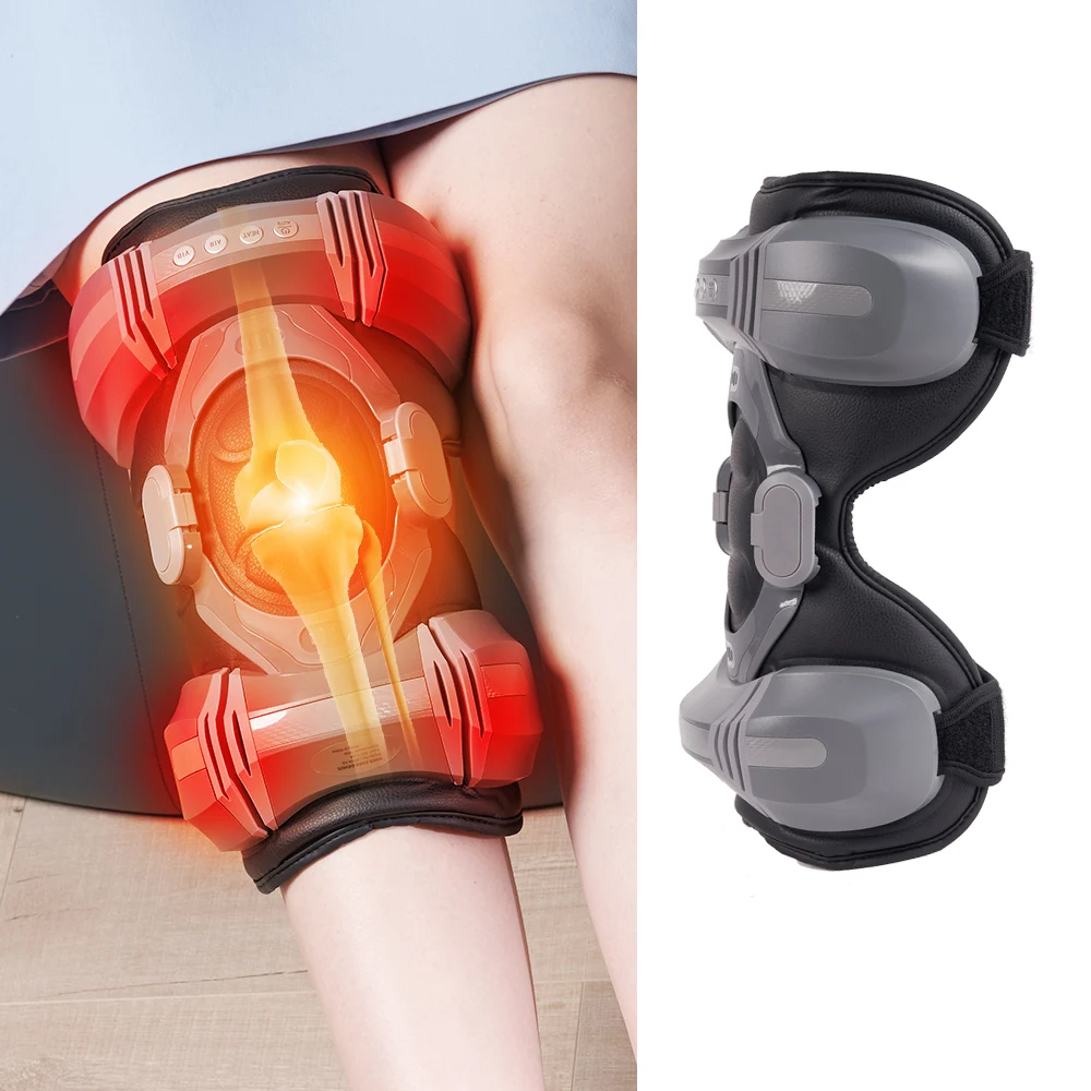 Alphay Electric Infrared Heating Joint Massage Air Pressure 3D Knee and Shoulder Massager
