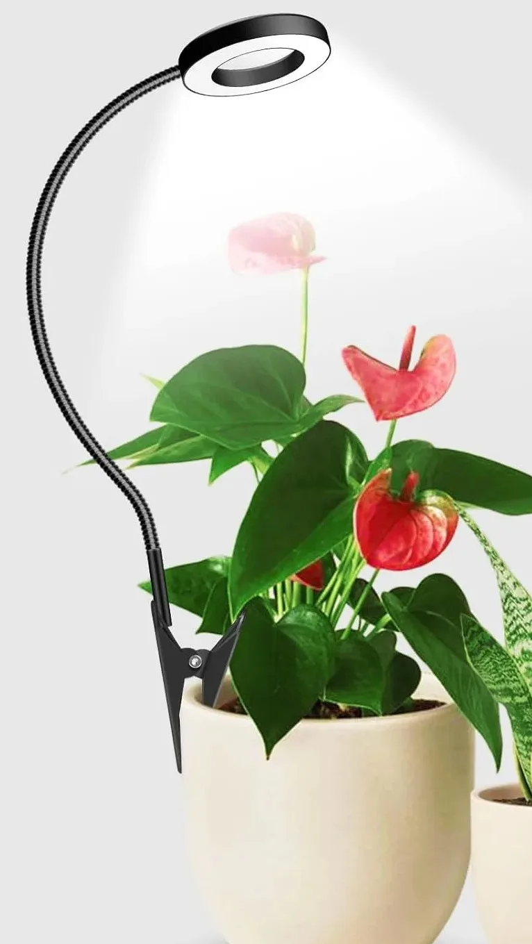 6 Watt Usb Round Ring Plant Growth Light For Indoor Plants With ...