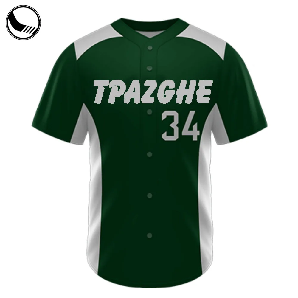 BETHERIVAL Mens Wholesale Plain Sublimated Pinstripe 2 Button Softball Uniform