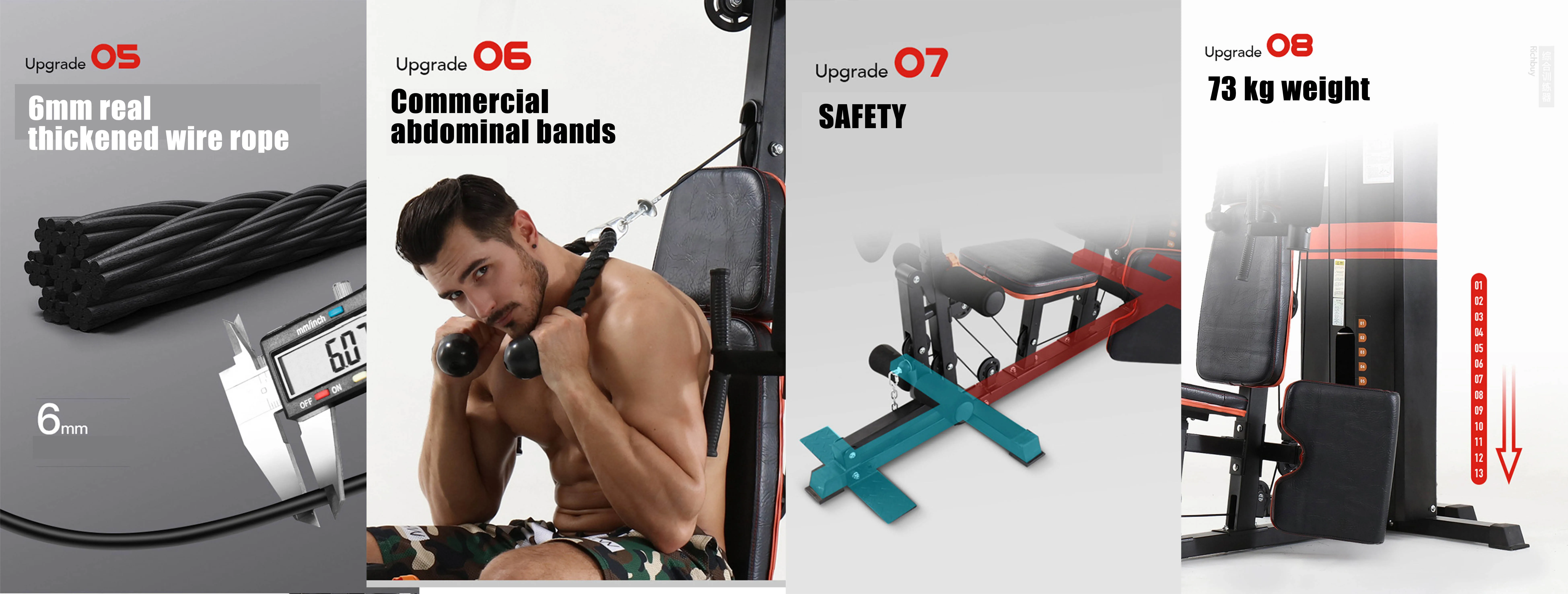 Оптовая продажа, оборудование для тренажерного зала и фитнеса, тренажер для силового бодибилдинга, многофункциональный тренажер